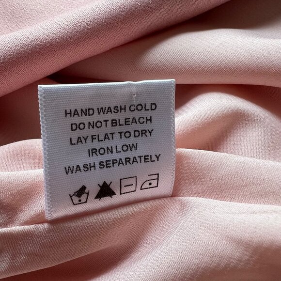 NBD x Revolve size M Ballet Pink Elijah One Shoulder Coquette Mini Dress - Picture 6 of 16